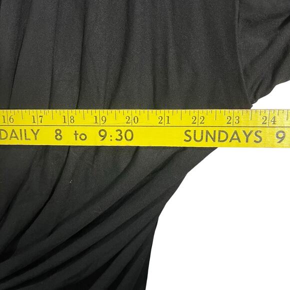 Three Bird Nest M Cross Front Long Sleeve Blouse Boho Casual Boutique with Tags - Picture 6 of 7